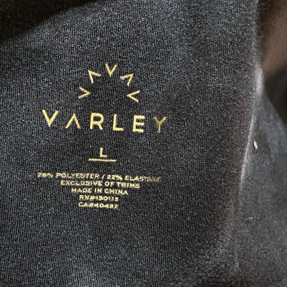 VARLEY Century Legging Mid Rise 26" Size L Black Grey Tie Dye - Picture 3 of 5